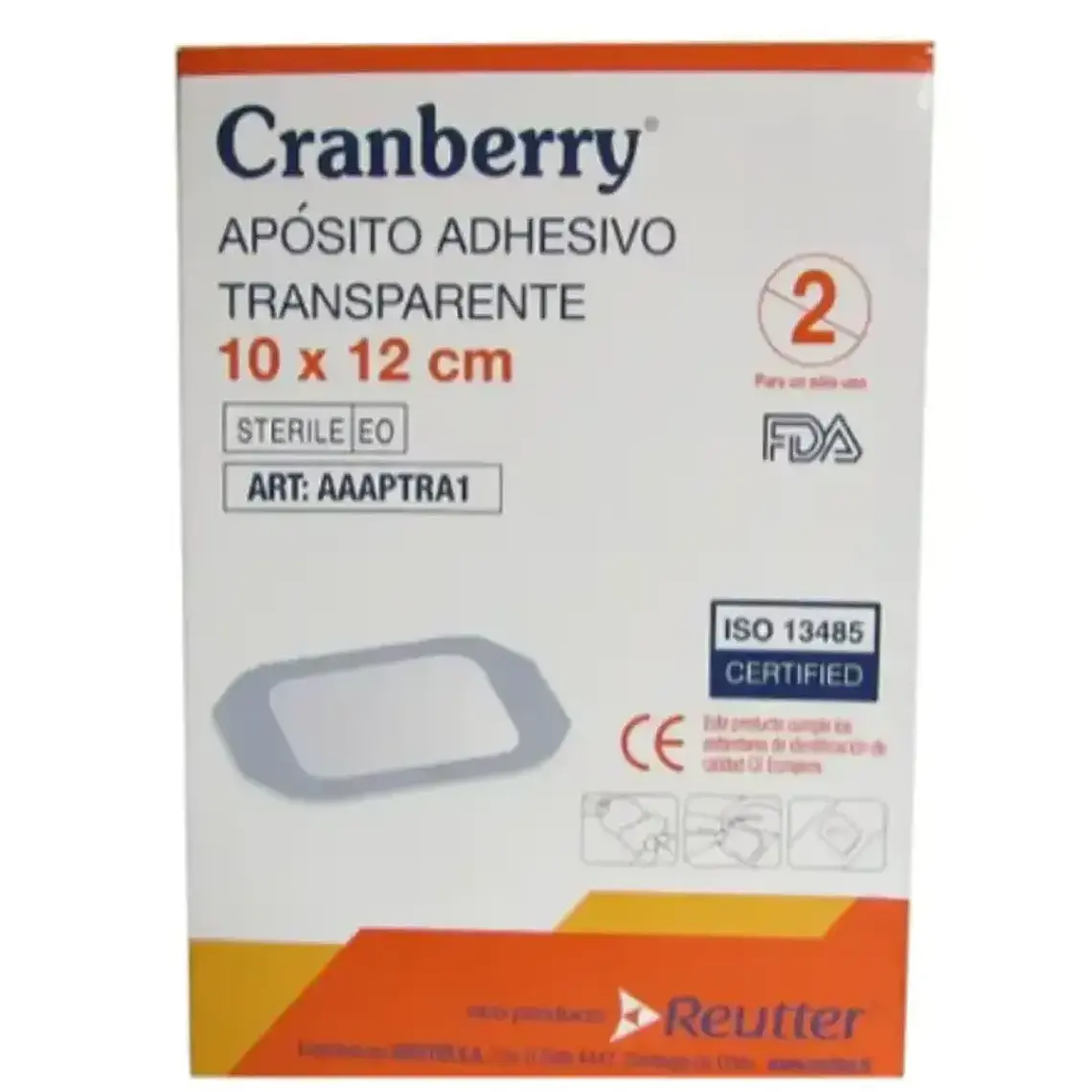 APOSITO ADHESIVO TRANSPARENTE 10X12CM CAJA 50U 1