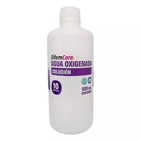 AGUA OXIGENADA SOLUCION 10 VOL - 500 ML