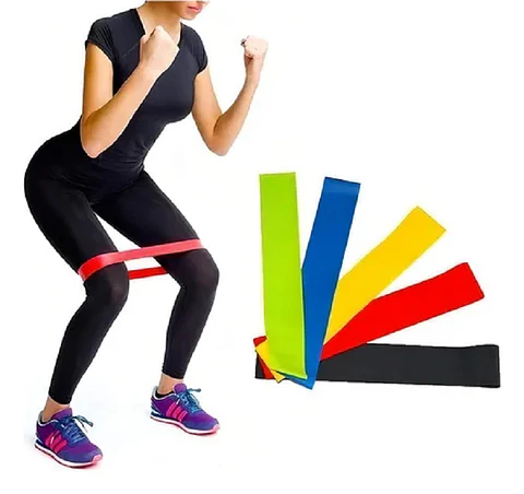 SET 5 BANDAS ELASTICAS COLORES