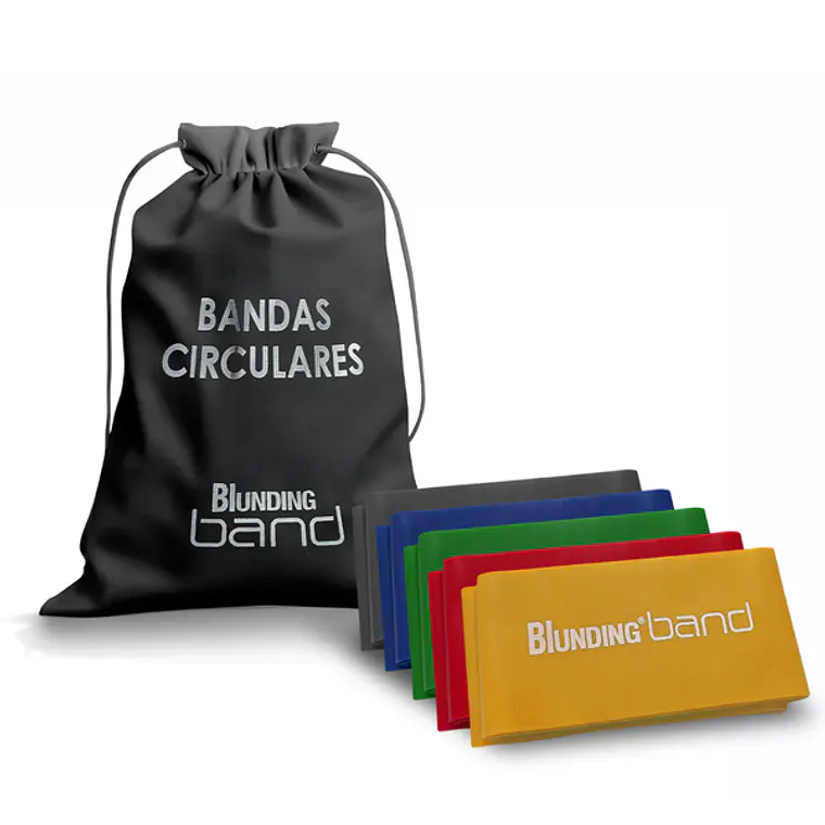 BANDA ELASTICA CIRCULAR SET 5 COLORES - BLUNDING 1