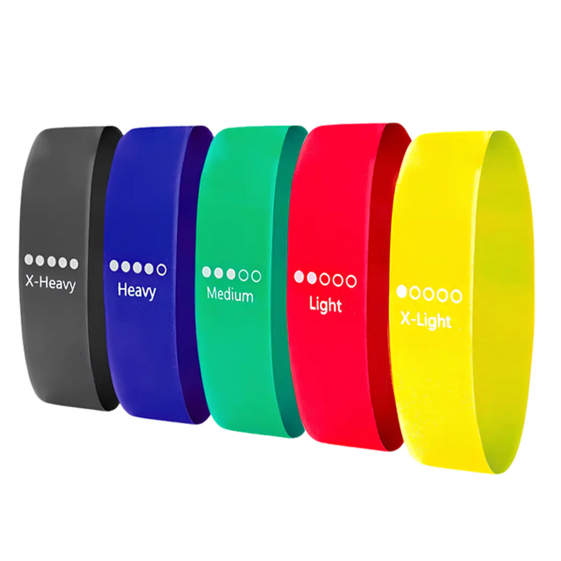 BANDA ELASTICA CIRCULAR SET 5 COLORES - BLUNDING 2
