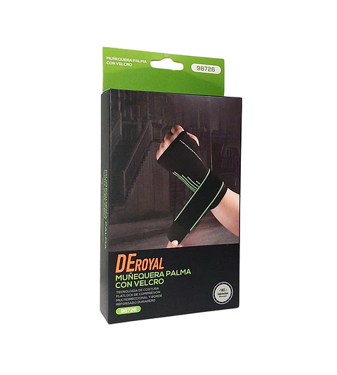 MUÑEQUERA VELCRO DEROYAL