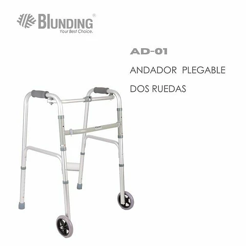 ANDADOR PASO A PASO C/2 RUEDAS DELANTERAS