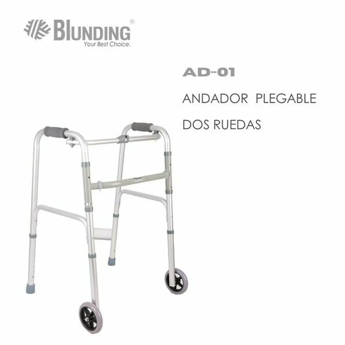 ANDADOR PASO A PASO C/2 RUEDAS DELANTERAS 1