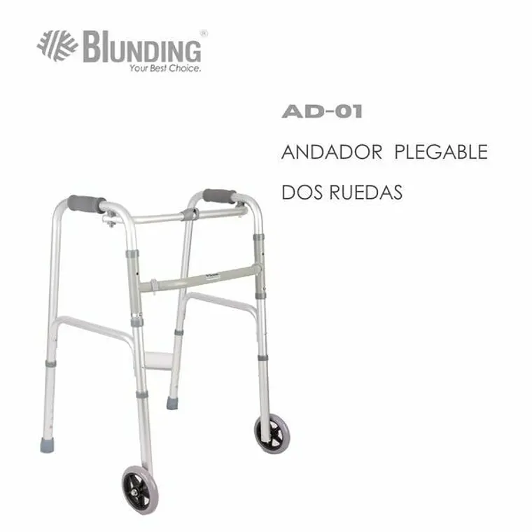 ANDADOR PASO A PASO C/2 RUEDAS DELANTERAS 1