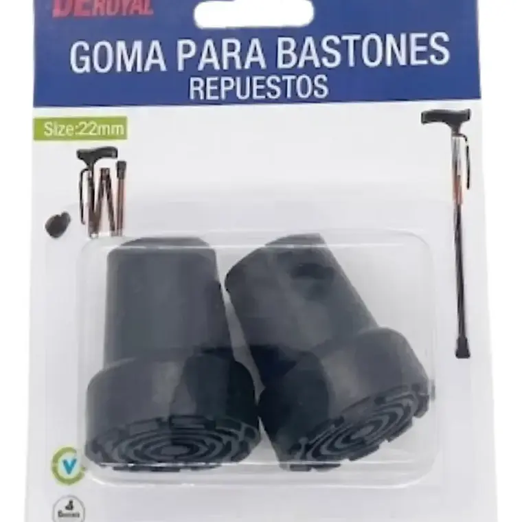 GOMA PARA BASTON 2UNIDADES DEROYAL 1