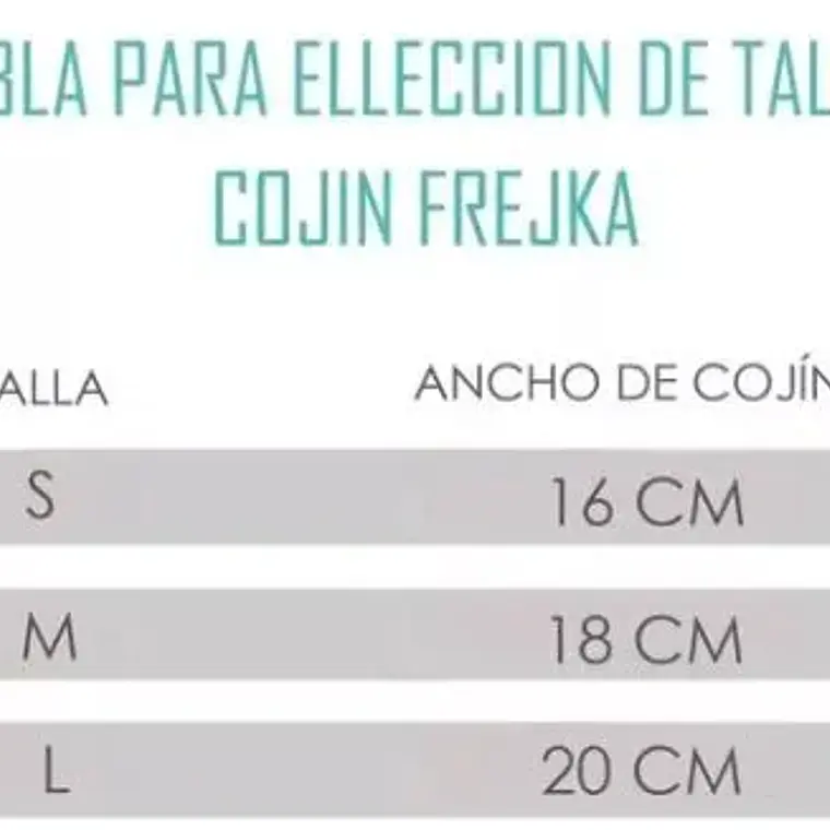 COJIN DE FREJKA ROJO TALLA M BLUNDING  KIDS 2