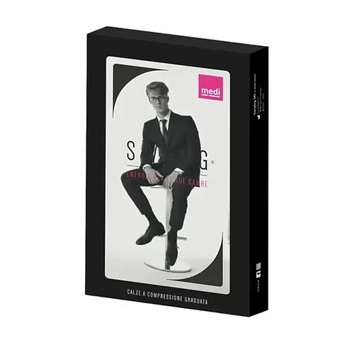 CALCETA COMPRESION HOMBRE 18 mmHg (140 Denier). - MARCA SWING