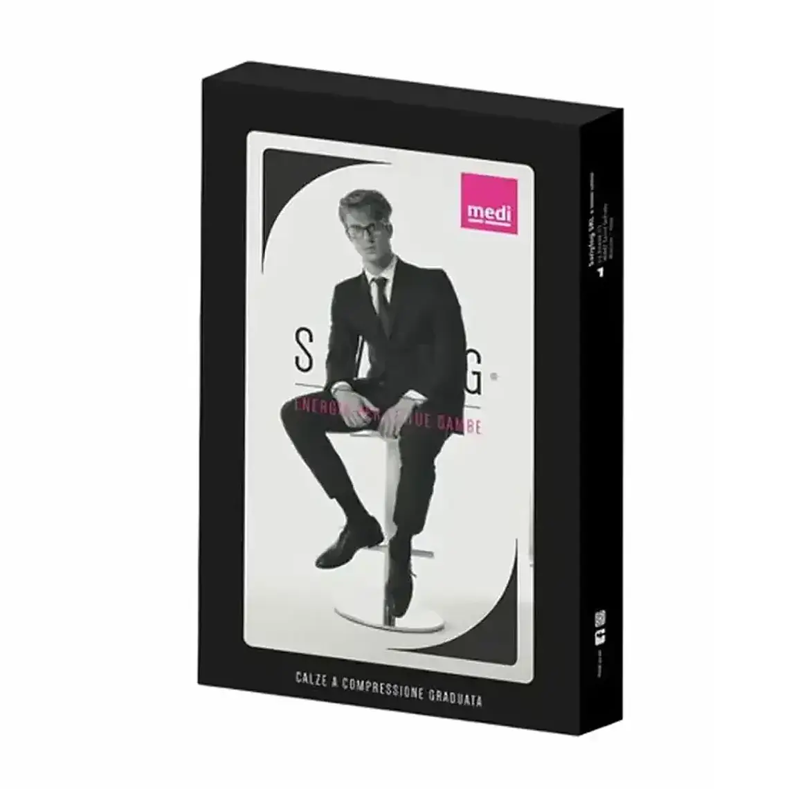CALCETA COMPRESION HOMBRE 18 mmHg (140 Denier). - MARCA SWING 1