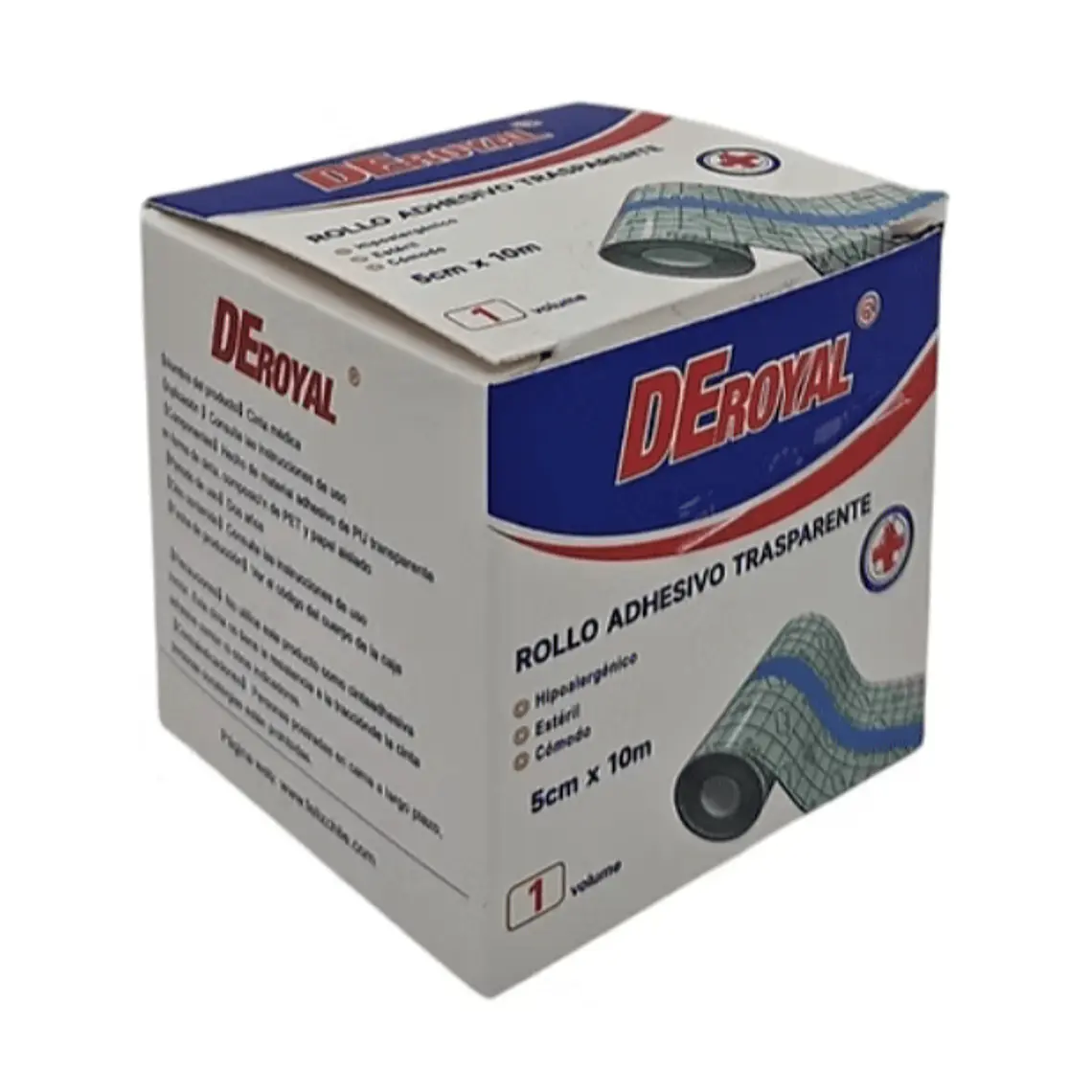 ROLLO ADHESIVO IMPERMEABLE 5CM X 10M 1