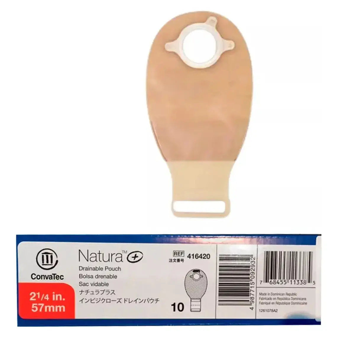 BOLSA COLOSTOMIA DRENABLE 57MM  1