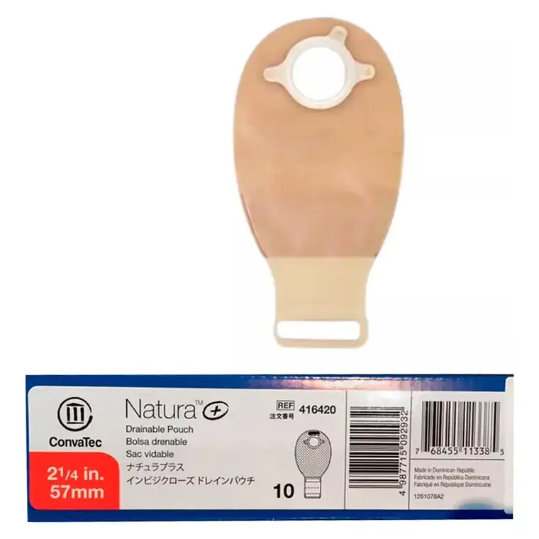 BOLSA COLOSTOMIA DRENABLE 57MM  1