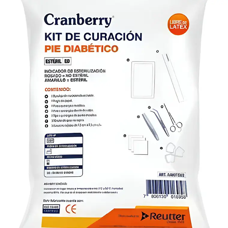 KIT DE CURACION PIE DIABETICO ESTERIL 1