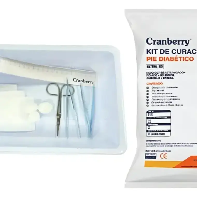KIT DE CURACION PIE DIABETICO ESTERIL 2