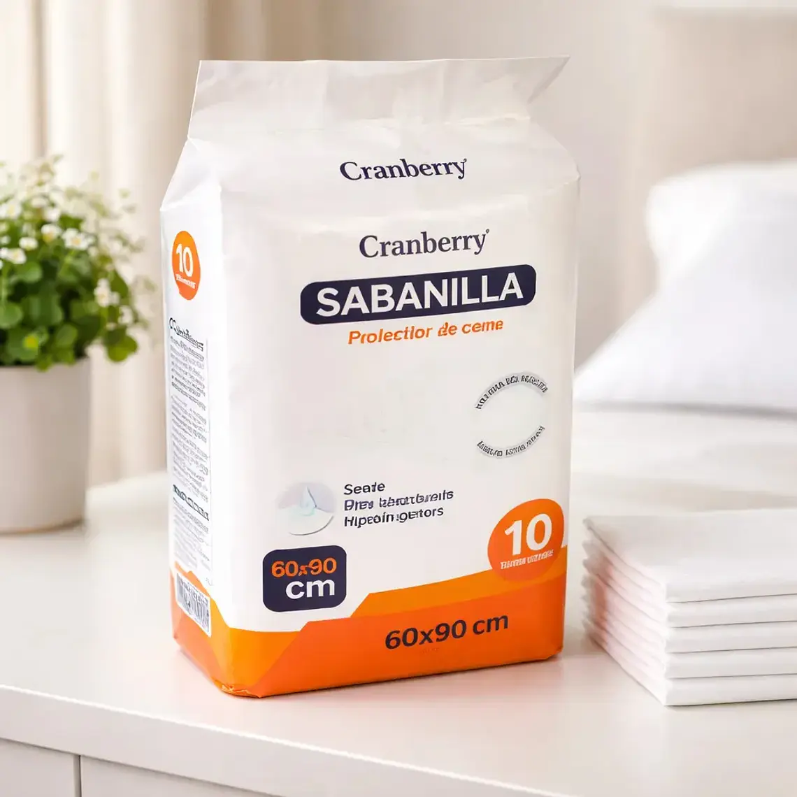 SABANILLAS PROTECTOR DE CAMA 90x60cms 10 unidades 1