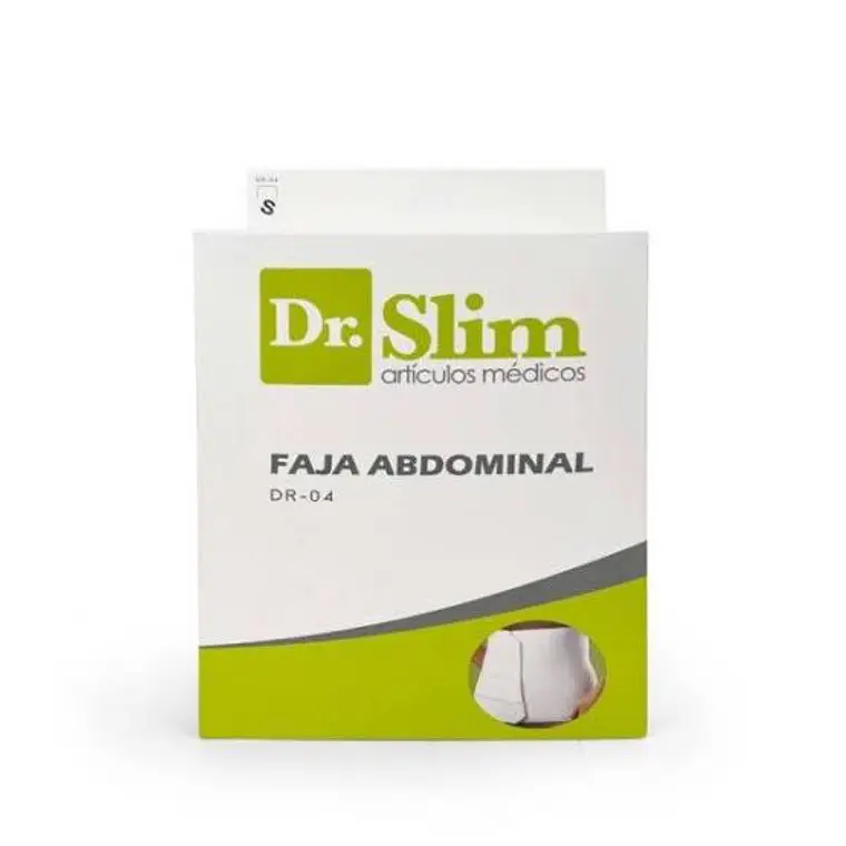 FAJA 4 BANDAS BEIGE ABDOMINAL - DR SLIM TALLA M 1