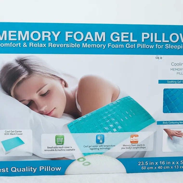 ALMOHADA VISCOELASTICA BAMBOO GEL 60 X 40 X 13 1