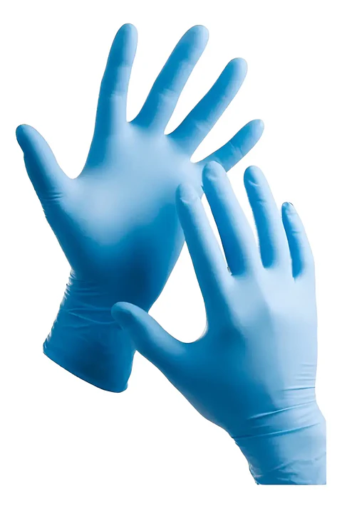 GUANTES NITRILO AZUL TALLA S