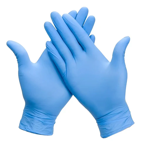 GUANTES NITRILO AZUL TALLA M