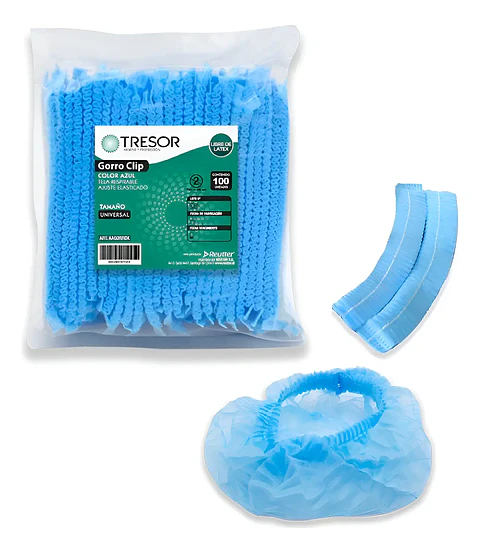 COFIAS DESECHABLE 100 UNIDADES - CELESTE