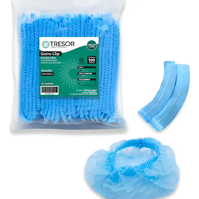 COFIAS DESECHABLE 100 UNIDADES - CELESTE 1