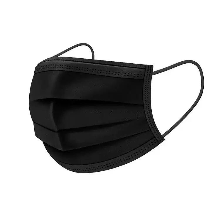 CAJA MASCARILLA ADULTO NEGRA - 50unidades 1