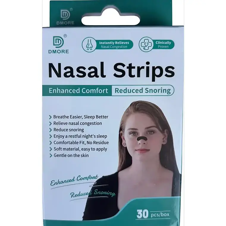 NASSTRIPS / DILATADORES NASALES TIRAS NEGRAS N6 - 30 UNIDADES 1
