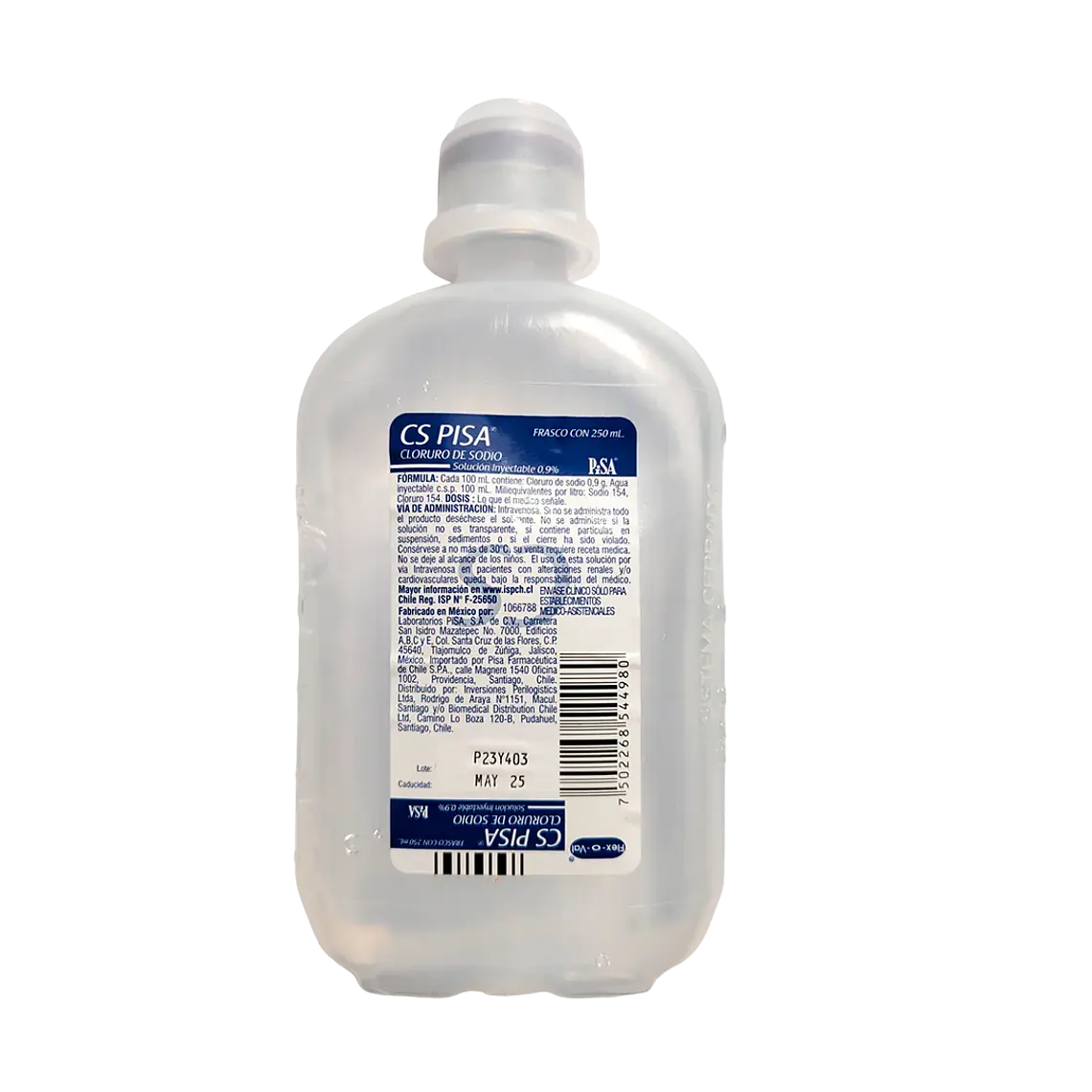 BOTELLA SUERO FISIOLOGICO 500 ML 1