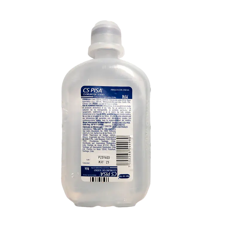 BOTELLA SUERO FISIOLOGICO 500 ML 1