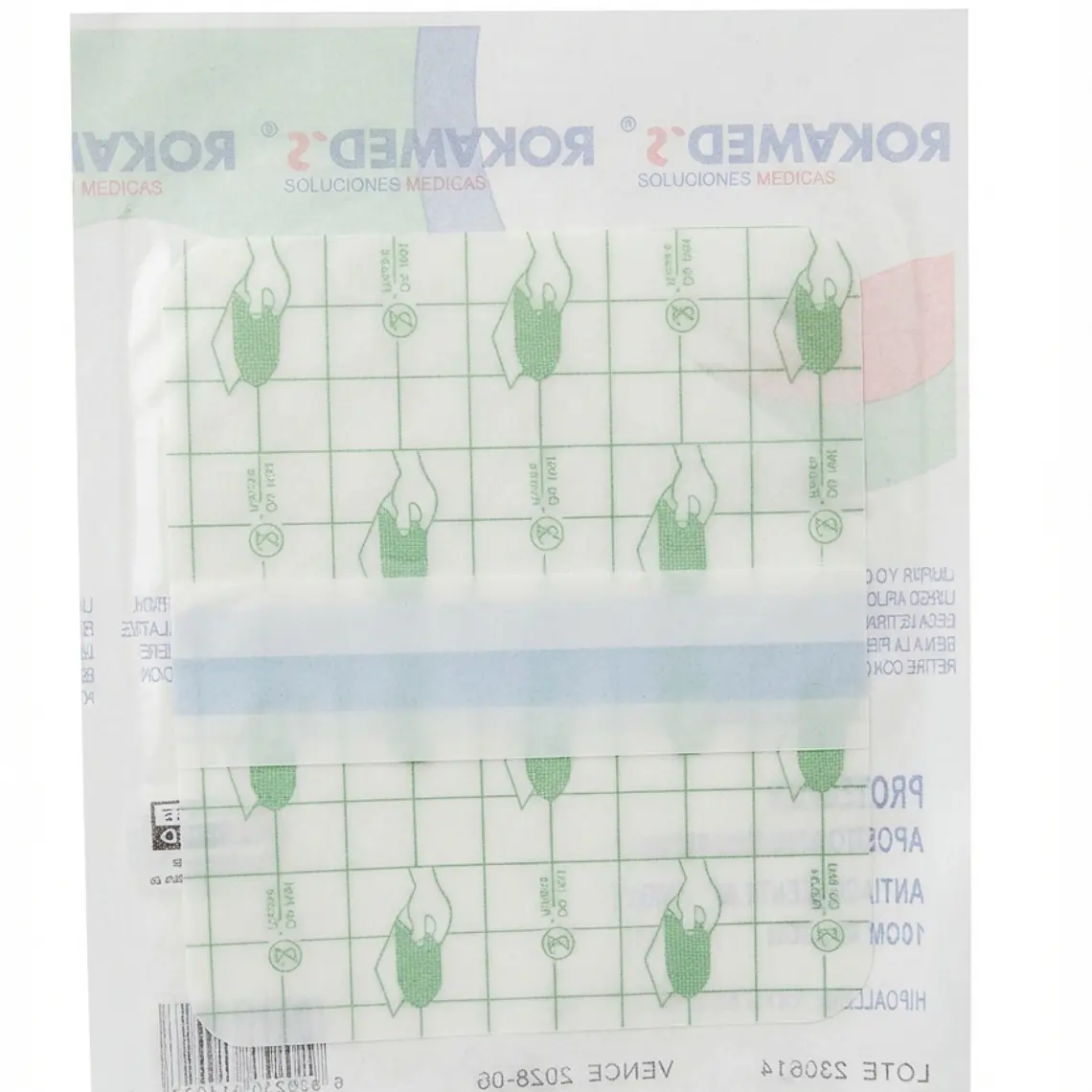 APOSITO ADHESIVO TRANSPARENTE 10cm x 11.5 cm - UNIDAD 2