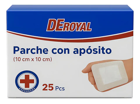 PARCHE CON APOSITO 10 X 15 CM - UNIDAD