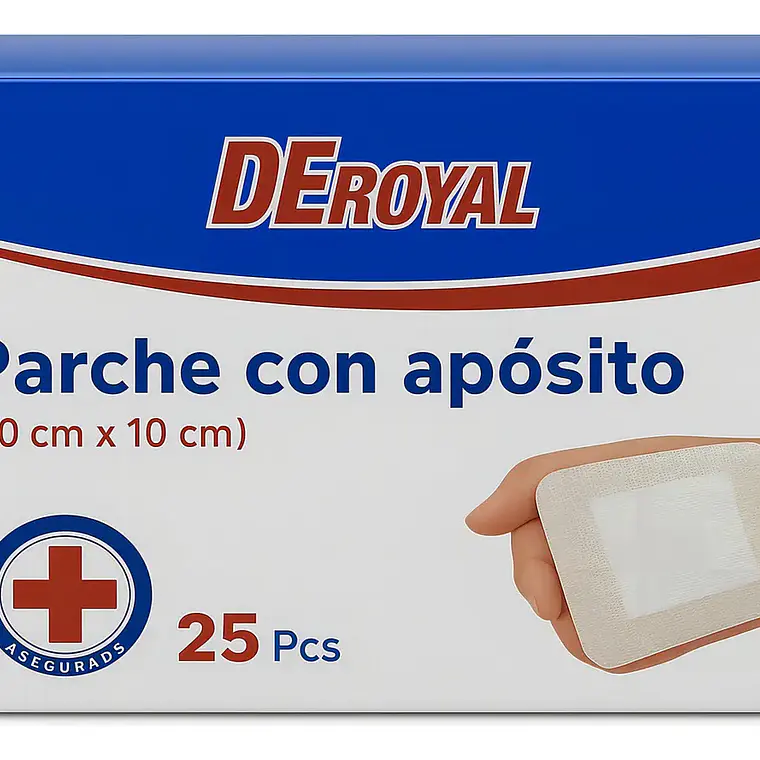 PARCHE CON APOSITO 10 X 15 CM - UNIDAD 1