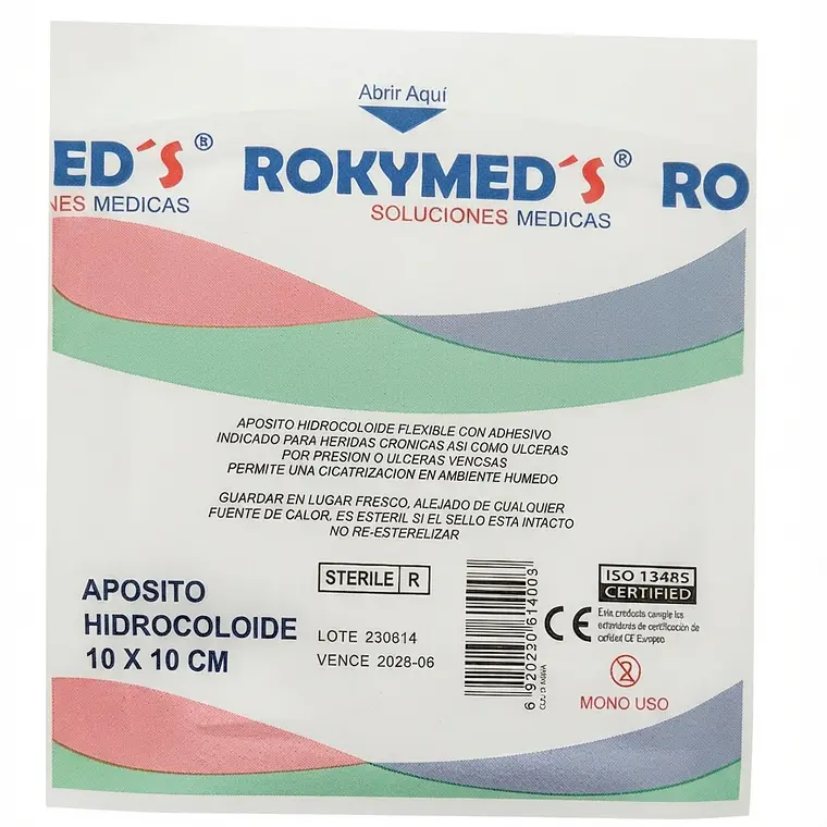 APOSITO HIDROCOLOIDE 10 X 10 CM - UNIDAD 1