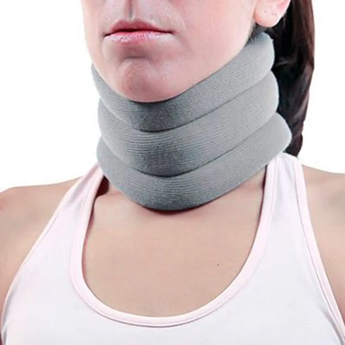 CUELLO BLANDO CON COSTURA GRIS - TALLA L 1