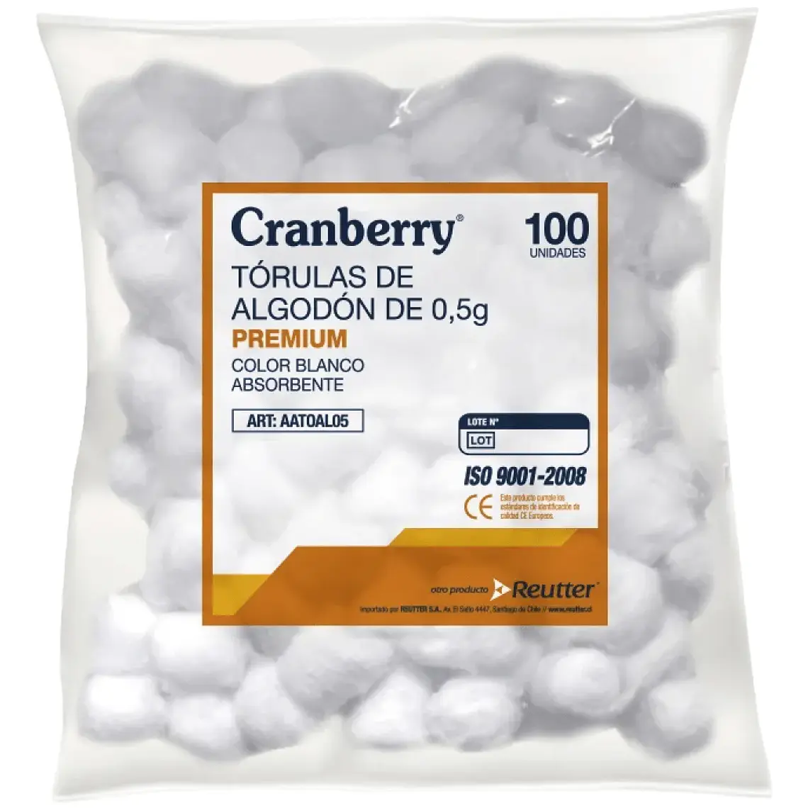 TORULAS DE ALGODON 0.5G 1