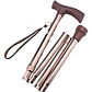 BASTON PLEGABLE NEGRO/CAFE - CON CORDEL DE MUÑECA - Miniatura 1