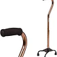 BASTON 4 PATAS  COLOR BRONCE - Miniatura 3