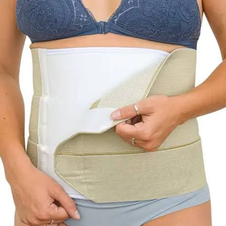 FAJA 3 BANDAS BEIGE POST OPERATORIA TALLA XL- FAJASMEDICAS 2