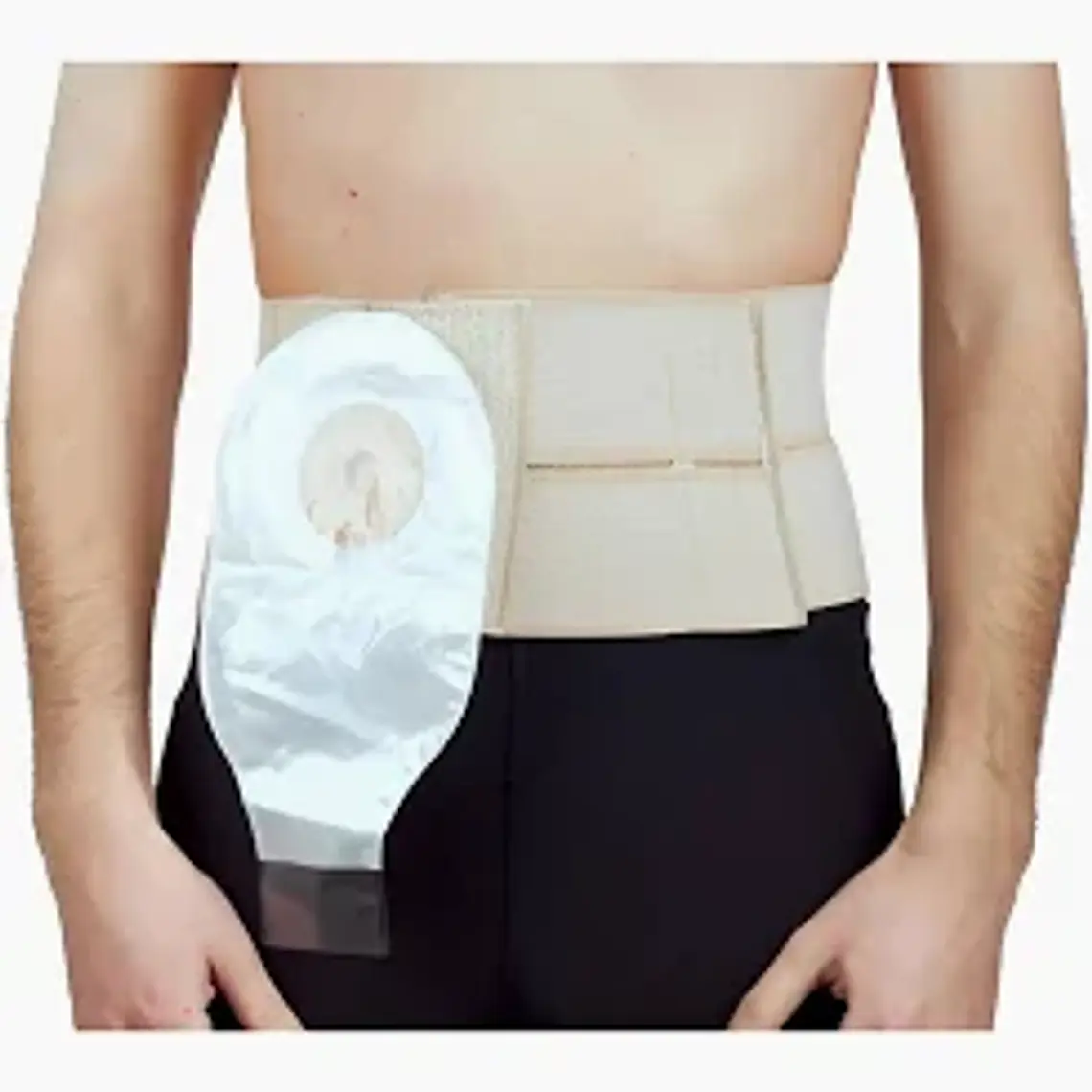 FAJA COLOSTOMIA 2 BANDAS / CINTURON COLOSTOMIA- TALLA M 1
