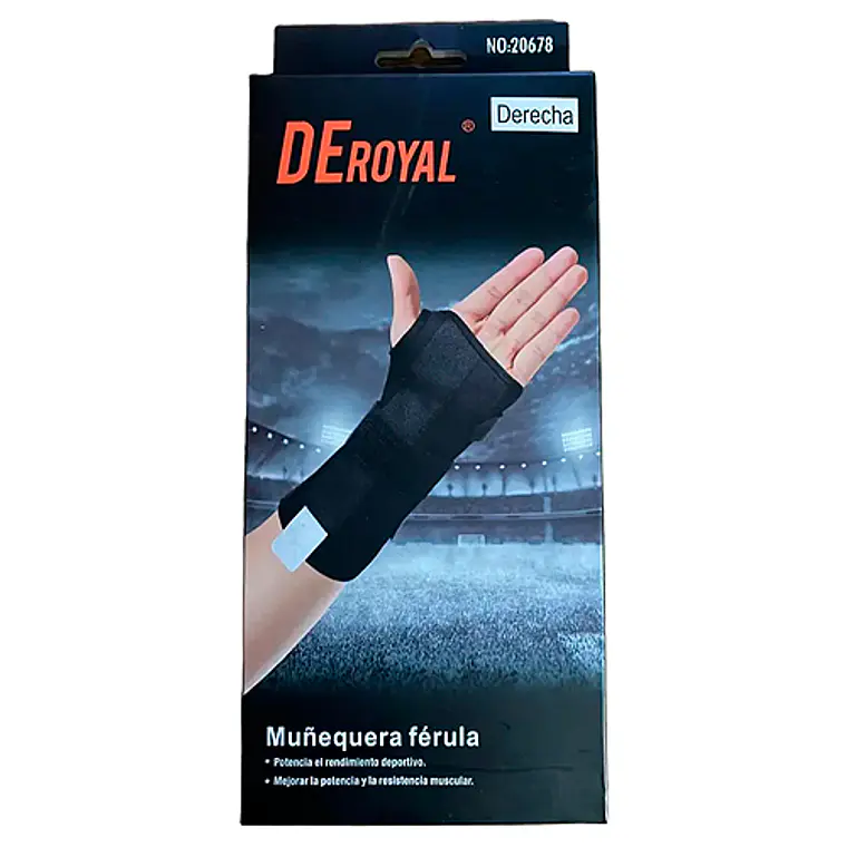 MUÑEQUERA FERULA IZQUIERDA - DEROYAL 1