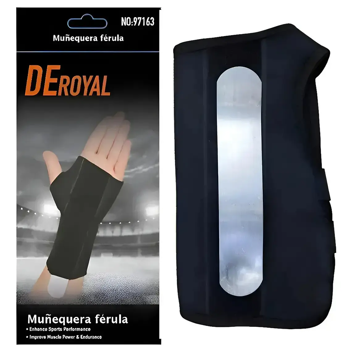 MUÑEQUERA FERULA DERECHA - DEROYAL 1