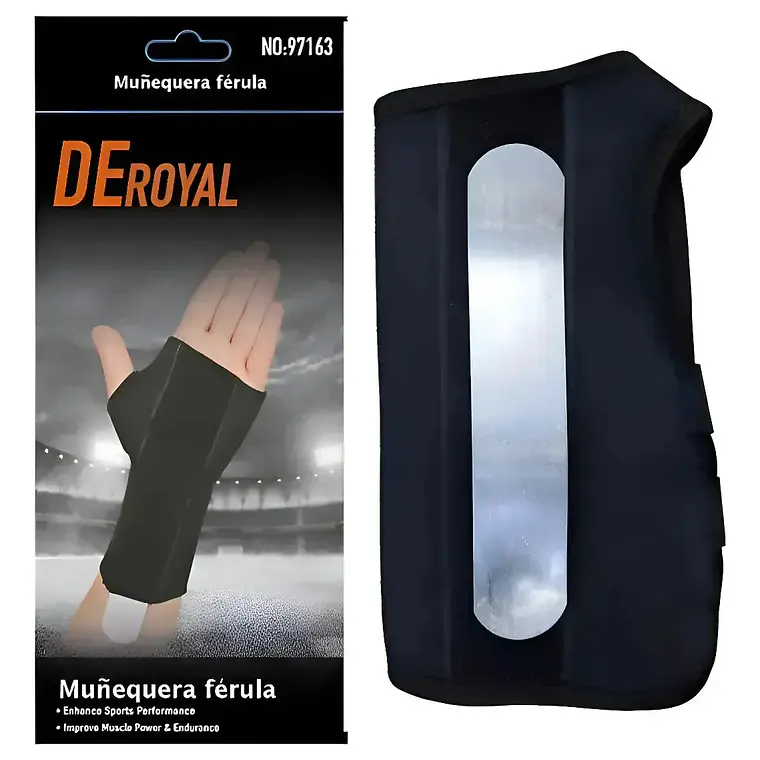 MUÑEQUERA FERULA DERECHA - DEROYAL 1
