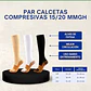 PAR CALCETINES DE COMPRESIÓN 15/20 MMHG  - Miniatura 1