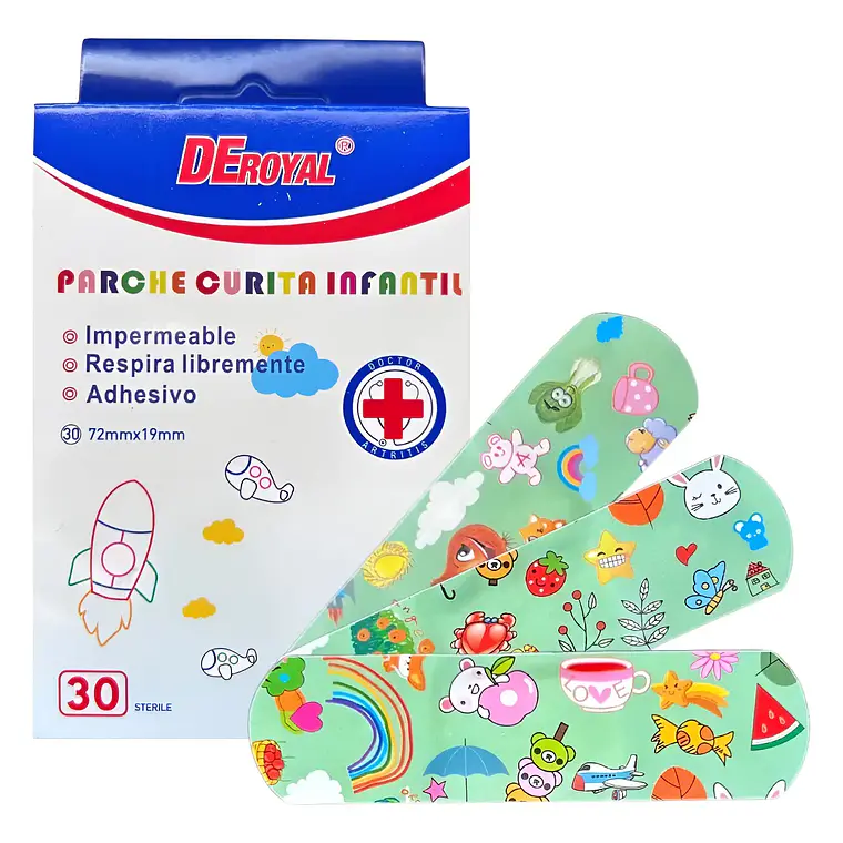 PARCHECURITA INFANTIL IMPERMEABLE AZUL 30 PCS 1