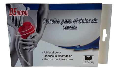PARCHE PARA DOLOR DE RODILLA 10 UNIDADES - DEROYAL