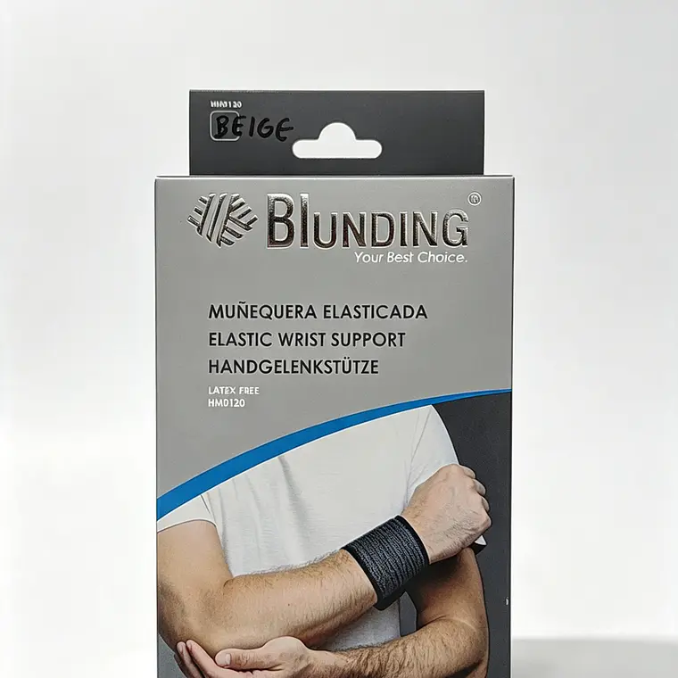 MUÑEQUERA ELASTICADA BEIGE TU 1