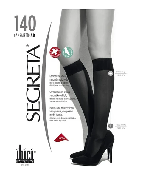 MEDIA CORTA LINEA 140 GAMBALETTO COMPRESION (18-22 mmhg)