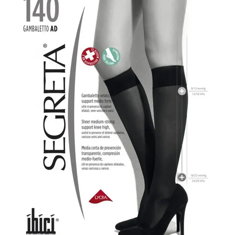 MEDIA CORTA LINEA 140 GAMBALETTO COMPRESION (18-22 mmhg) 1