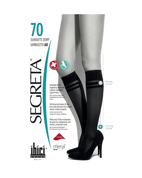MINI MEDIA Gambaletto Ibici 70 Silhoutte compresión graduada 11-14 mmHg