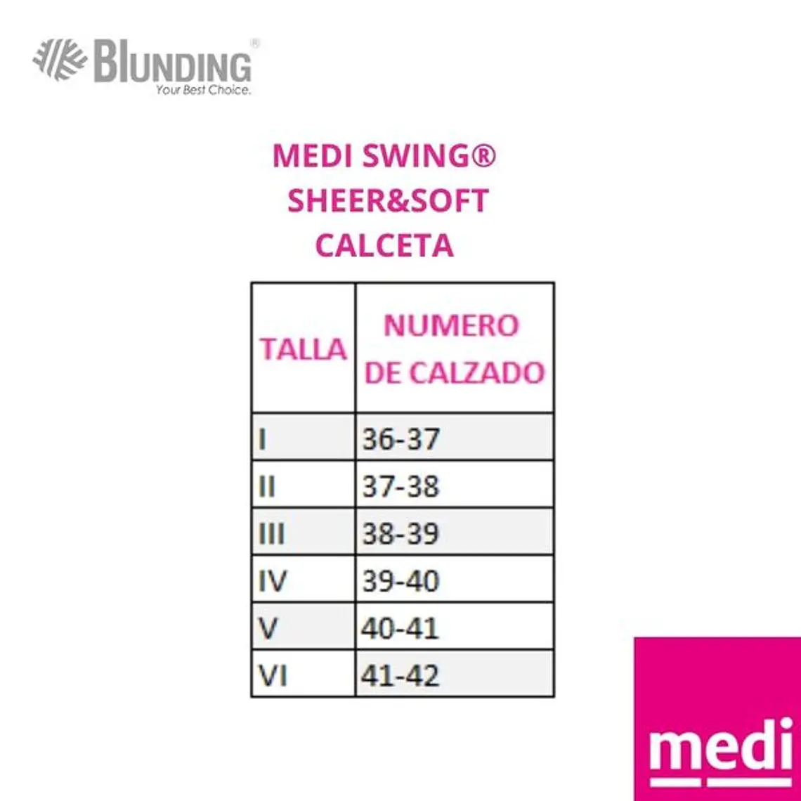 Media Corta Swing 70 DEN - 14 mmhg c/compresion  3